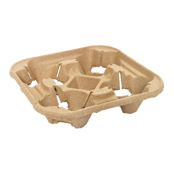 4-Cup Drink Carriers 300 Pack- Biodegradable - Image 2